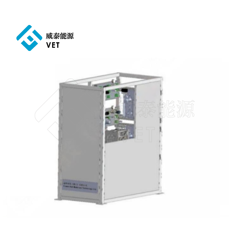 10-kilowatt vandelektrolyse brintproduktionstestsystem